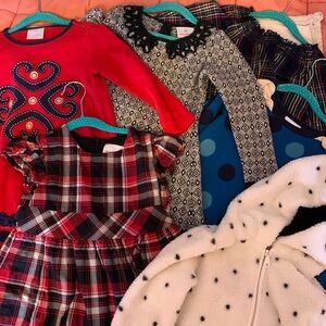 **Lot of Hanna Andersson** 4 girls dresses size 110